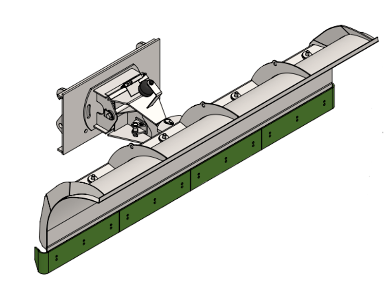 snöblad 3300mm ritning